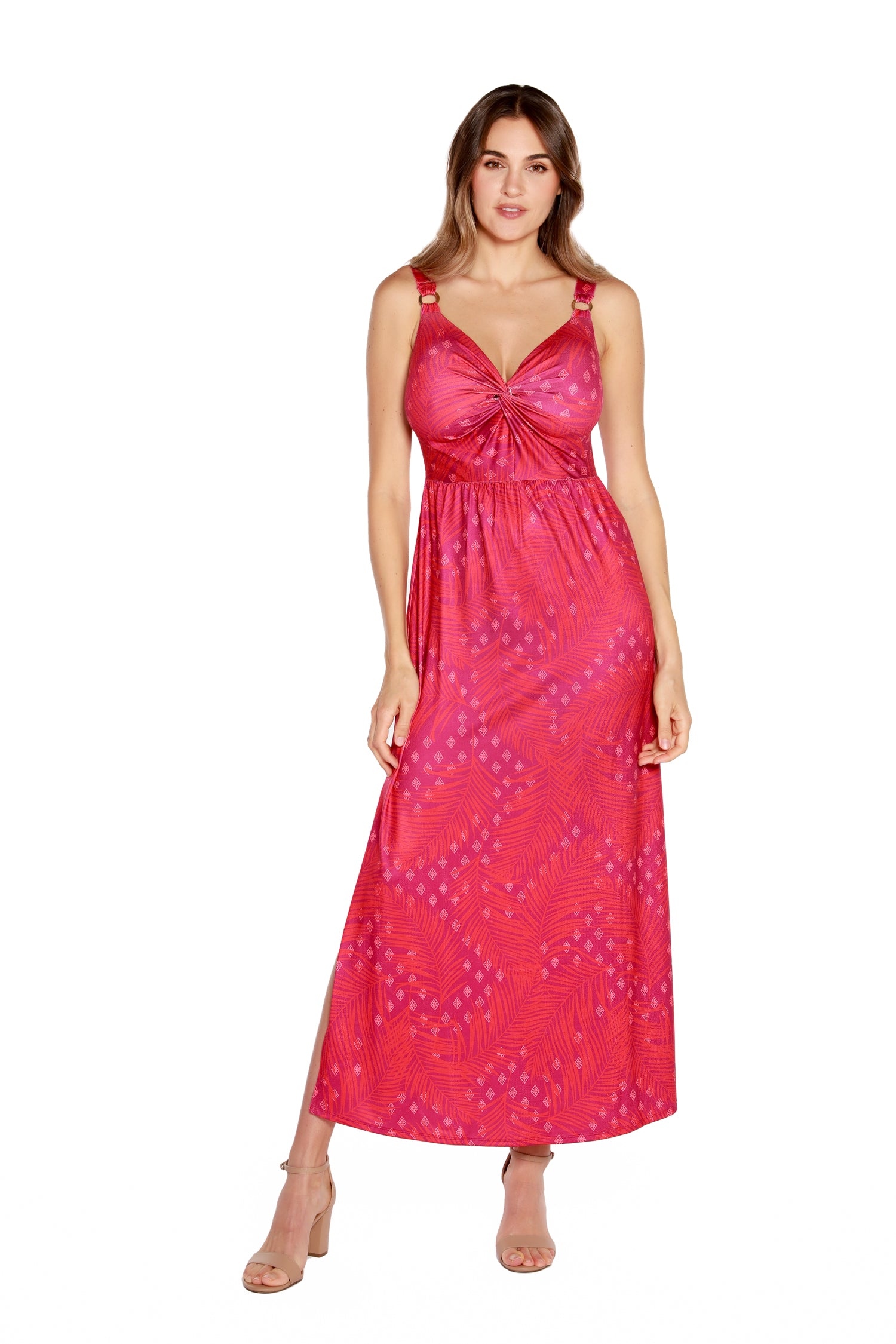 Women’s Bright Print Maxi Dress for Summer