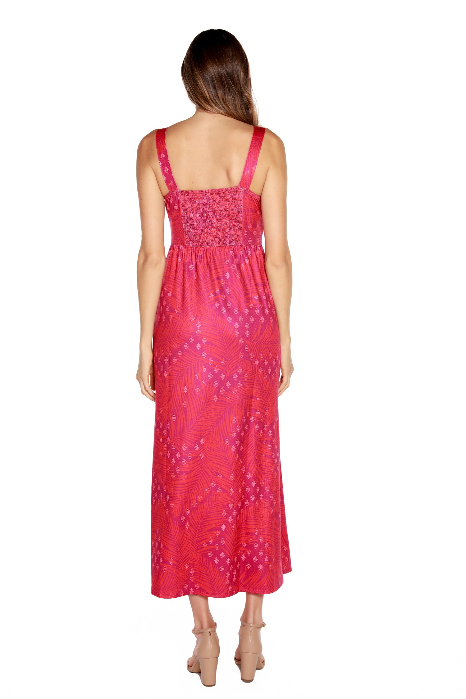 Women’s Bright Print Maxi Dress for Summer