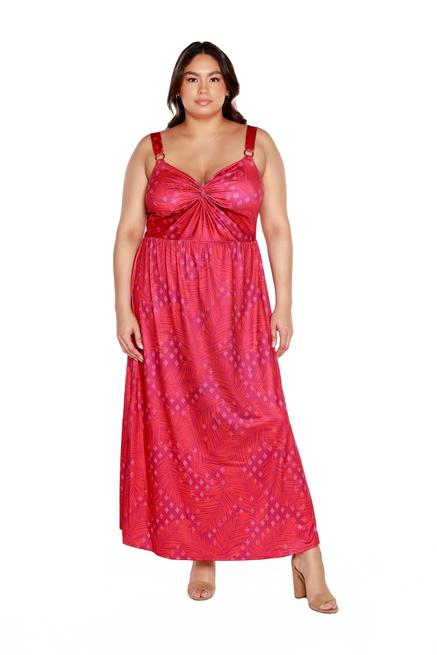Women’s Bright Print Maxi Dress for Summer | Curvy